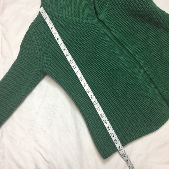 Talbots Chunky Shawl Collar Open Cardigan Sweater - Picture 7 of 8